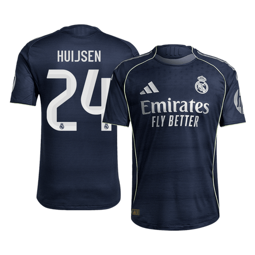 HUIJSEN #24 Real Madrid Away Authentic Soccer Jersey 2025/26