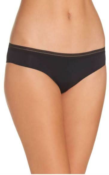 Free People Truth Or Dare Black Tanga