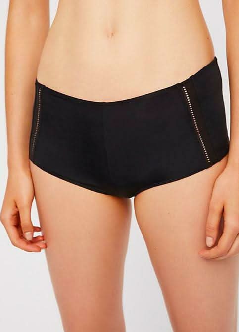 Free People Truth Or Dare Black Boyshort