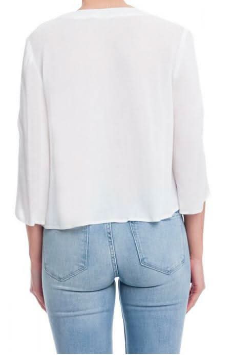 Lush Bella Tie Front Top