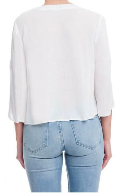 Lush Bella Tie Front Top