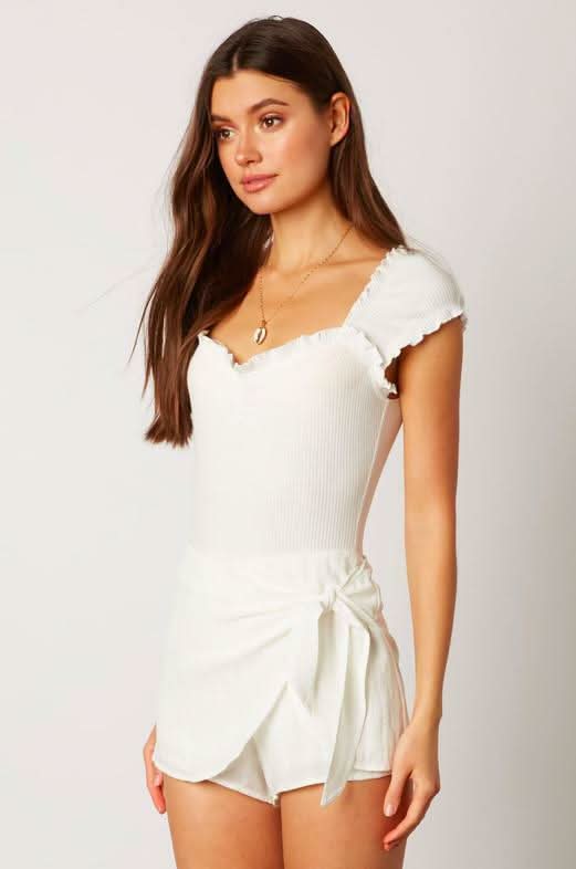 Katie White Wrap Skort