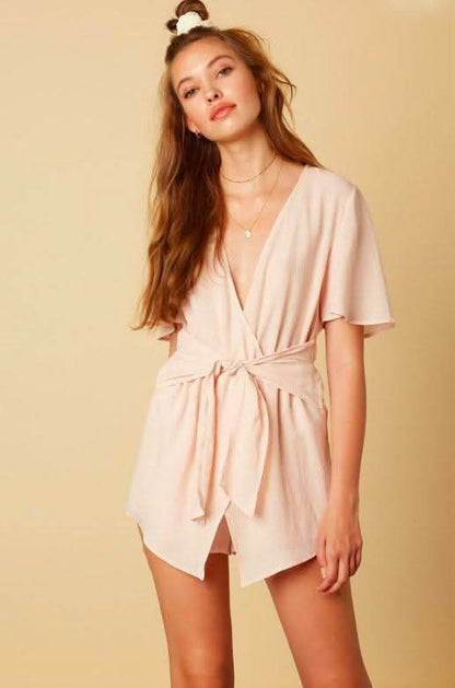 Falling For You Blush Romper