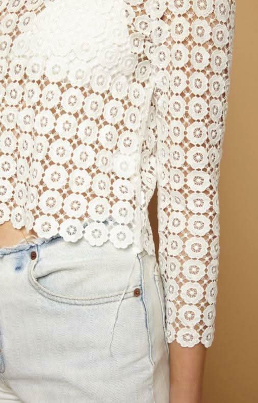 Marie Crochet Top