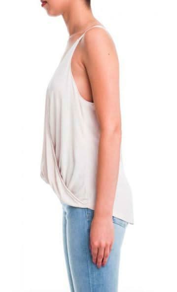 Endless Possibilities Blush Surplice Wrap Tank Top