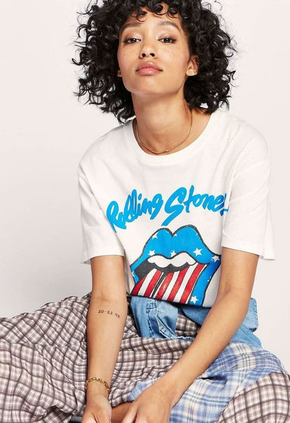 Daydreamer Rolling Stones Stars And Stripes Boyfriend Tee