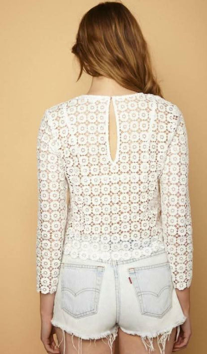 Marie Crochet Top