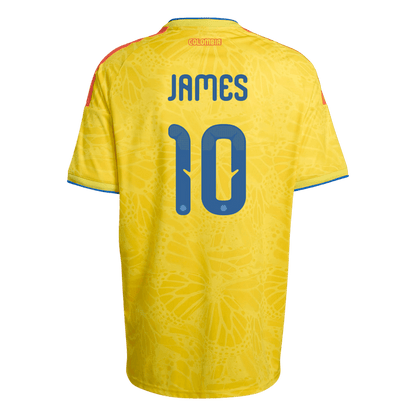 JAMES #10 Colombia Home Soccer Jersey World Cup 2026