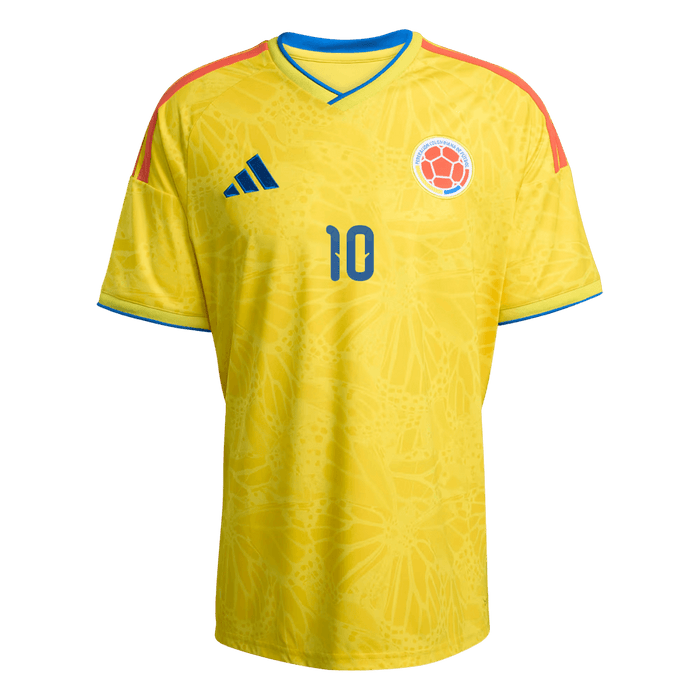 JAMES #10 Colombia Home Soccer Jersey World Cup 2026
