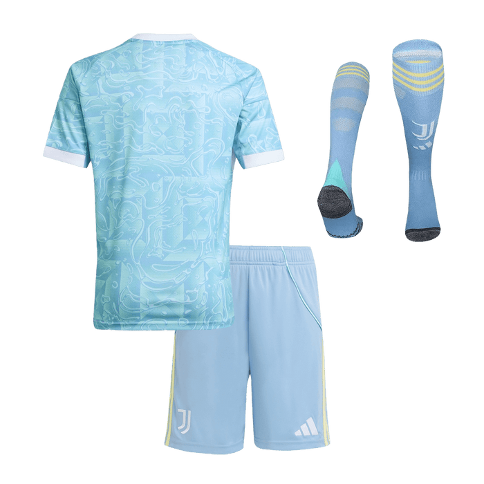 Juventus Away Kids Soccer Jerseys Full Kit 2025/26