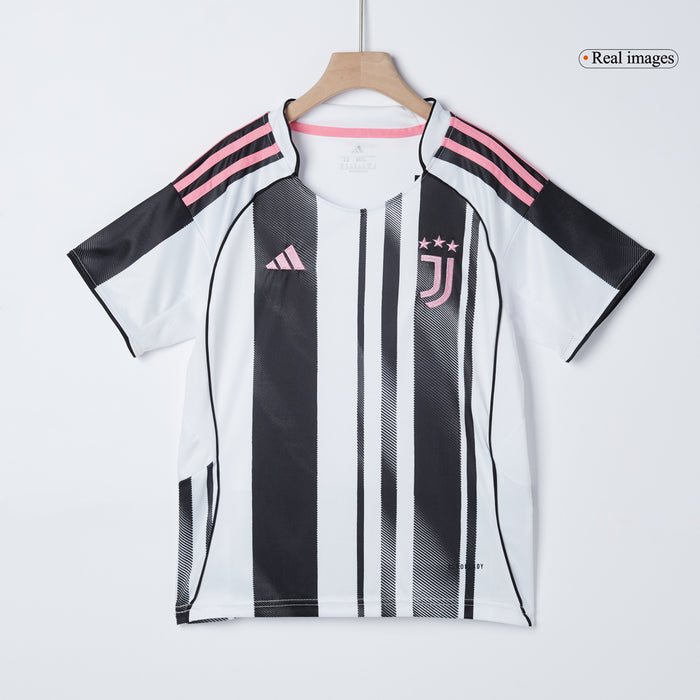 Juventus Home Kids Soccer Jerseys Full Kit 2025/26