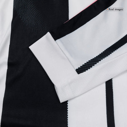 Juventus Long Sleeve Jersey Home Football Shirt 2025/26