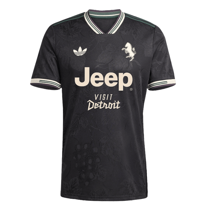 Juventus Third Away Authentic Soccer Jersey 2025/26 With Jeep advertising