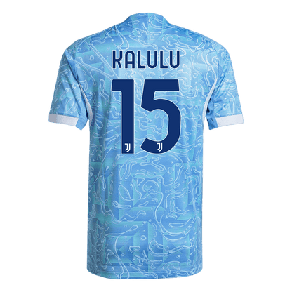 KALULU #15 Juventus Away Authentic Soccer Jersey 2025/26
