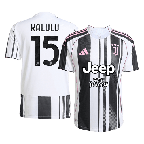 KALULU #15 Juventus Home Authentic Soccer Jersey 2025/26