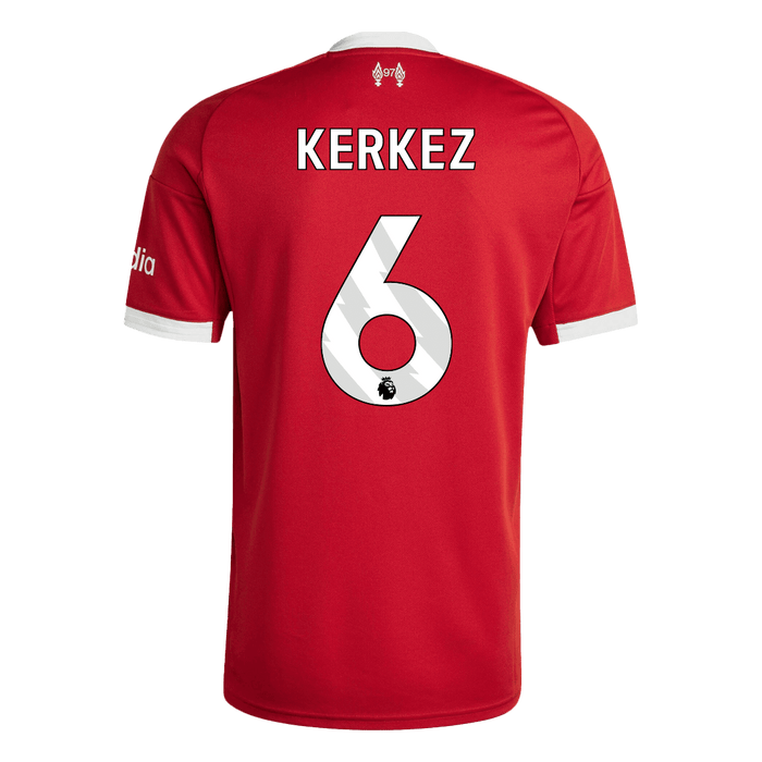 KERKEZ #6 Liverpool Home Soccer Jersey 2025/26