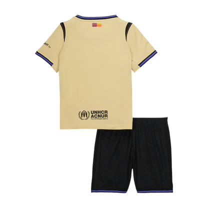 Kids Barcelona Custom Away Soccer Kits 2025/26