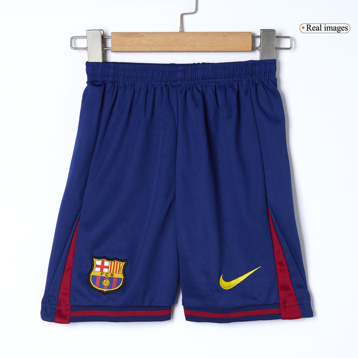 Kids Barcelona Custom Home Soccer Kits 2025/26