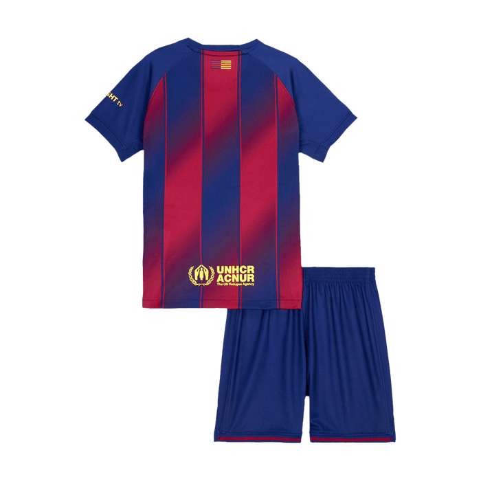 Kids Barcelona Custom Home Soccer Kits 2025/26