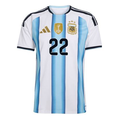 L. MARTINEZ #22 Argentina Home Soccer Jersey World Cup 2026