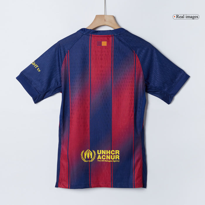LAMINE YAMAL #10 Barcelona Home Authentic Jersey 2025/26 Kopa Trophy Edition