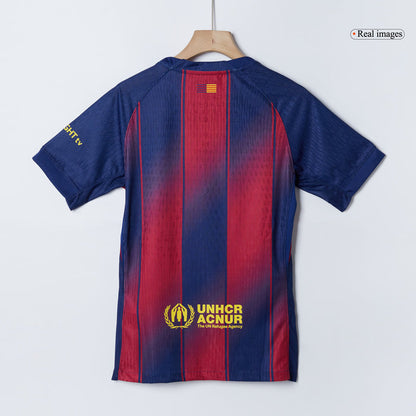 LAMINE YAMAL #10 Barcelona Home Authentic Jersey 2025/26 Kopa Trophy Edition