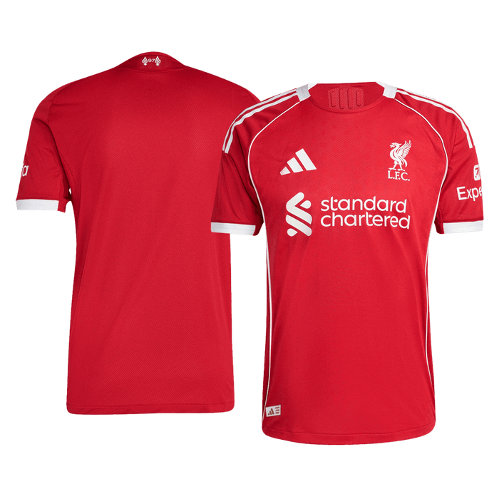 Liverpool Home Authentic Soccer Jersey 2025/26