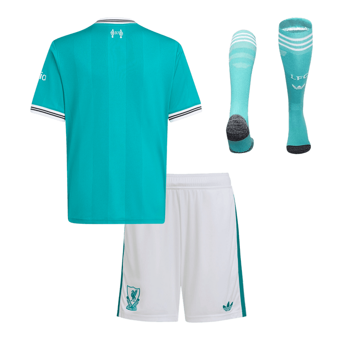 Liverpool Third Away Kids Soccer Jerseys Full Kit 2025/26