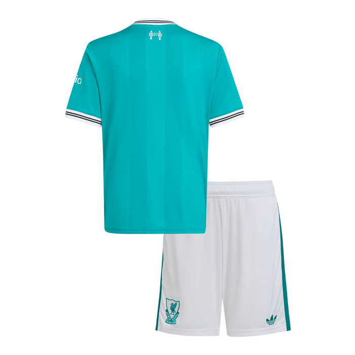 Liverpool Third Away Kids Soccer Jerseys Kit 2025/26