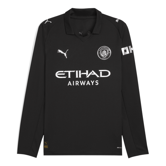 Manchester City Away Long Sleeve Soccer Jersey 2025/26