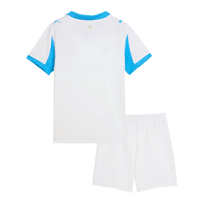 Marseille Home Kids Soccer Jerseys Kit 2025/26