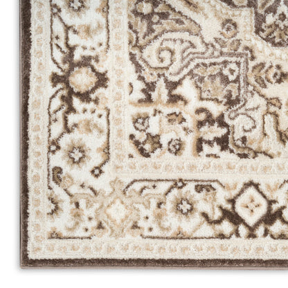 The Rug Corner Nourison Home Dekor DEK08 BRNIV Area Rugs