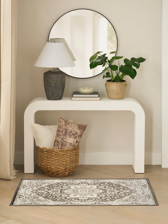 The Rug Corner Nourison Home Dekor DEK08 BRNIV Area Rugs