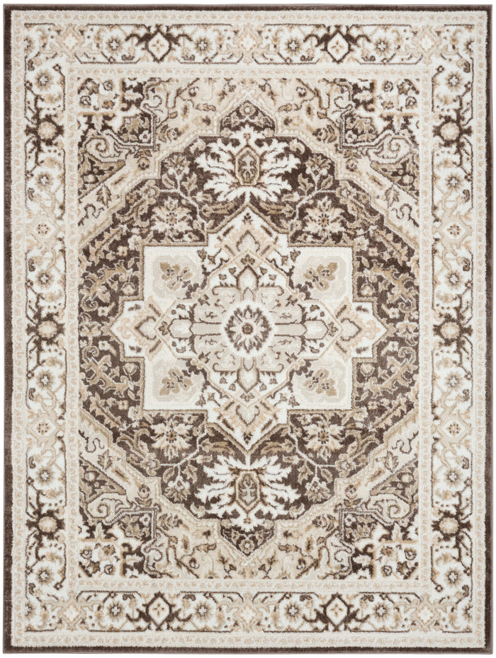 The Rug Corner Nourison Home Dekor DEK08 BRNIV Area Rugs