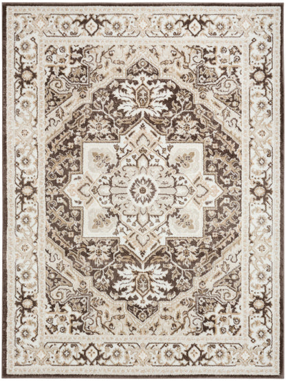 The Rug Corner Nourison Home Dekor DEK08 BRNIV Area Rugs