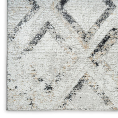 The Rug Corner Nourison Home Nourison Home - Dekor Grey/Champagne CHA Area Rug DEK05