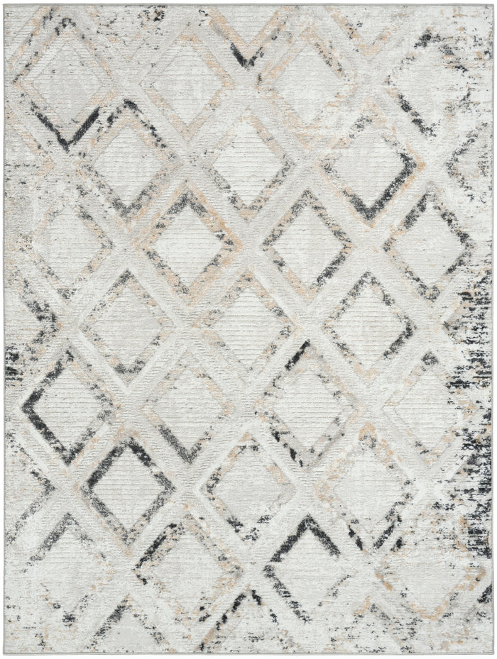 The Rug Corner Nourison Home Nourison Home - Dekor Grey/Champagne CHA Area Rug DEK05