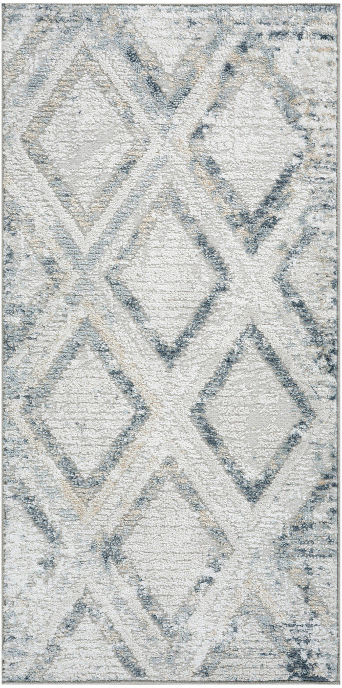 Nourison Home - Dekor Grey/Navy Area Rug DEK05