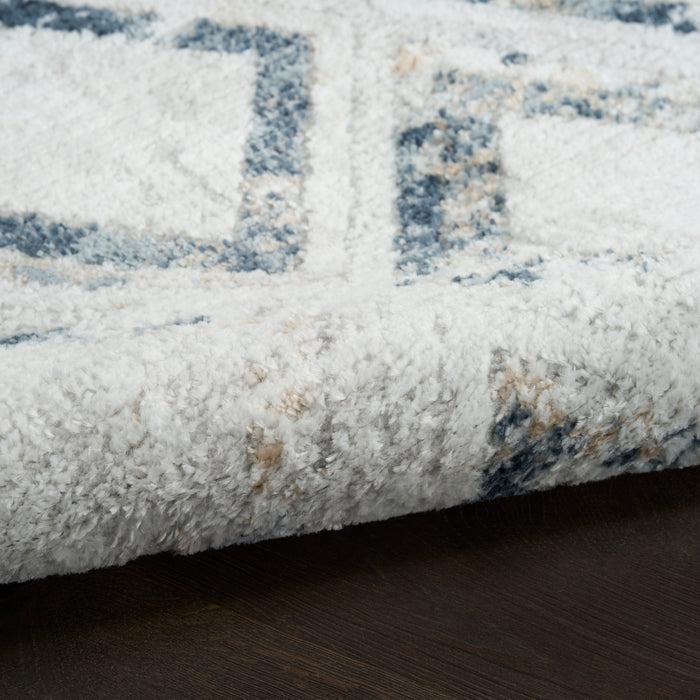 Nourison Home - Dekor Grey/Navy Area Rug DEK05