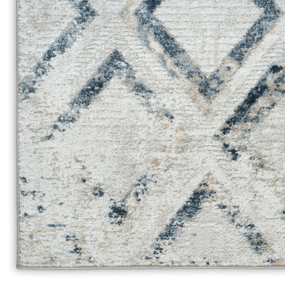 Nourison Home - Dekor Grey/Navy Area Rug DEK05