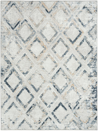 Nourison Home - Dekor Grey/Navy Area Rug DEK05