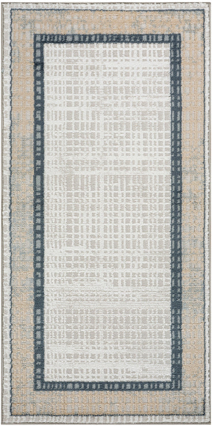 The Rug Corner Nourison Home Nourison Home - Dekor Grey/Navy Area Rug DEK06