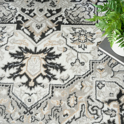 The Rug Corner Nourison Home Nourison Home - Dekor Ivory/Champagne Area Rug DEK08