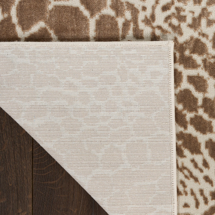 The Rug Corner Nourison Home Nourison Home - Desire Camel/Silver Area Rug DSR08