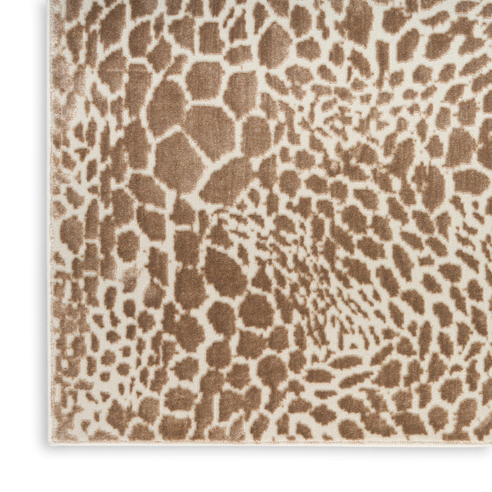 The Rug Corner Nourison Home Nourison Home - Desire Camel/Silver Area Rug DSR08