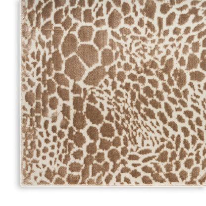 The Rug Corner Nourison Home Nourison Home - Desire Camel/Silver Area Rug DSR08