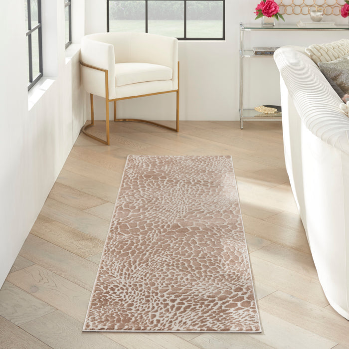 The Rug Corner Nourison Home Nourison Home - Desire Camel/Silver Area Rug DSR08
