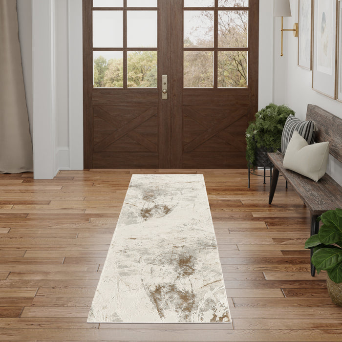 Nourison Home - Desire Cream/Grey Area Rug DSR04