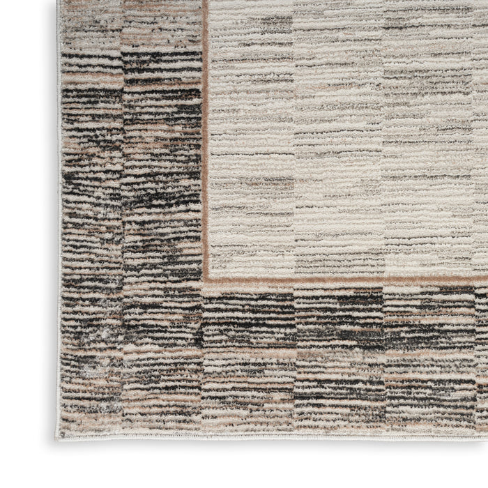 The Rug Corner Nourison Home Desire DSR02 GRYBK Area Rugs