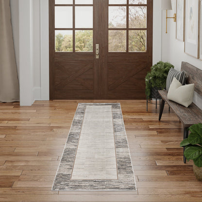 The Rug Corner Nourison Home Desire DSR02 GRYBK Area Rugs